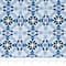 SINGER China Blue Batiks Cotton Fabric Fat Quarters